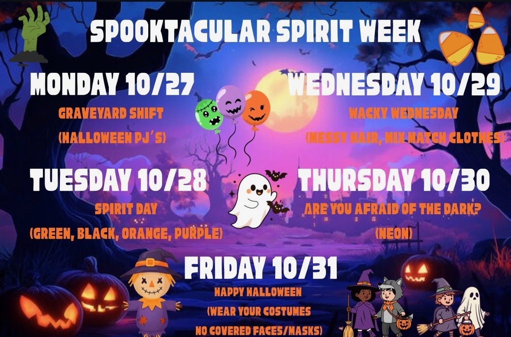 Spooktacular Spirit Week!