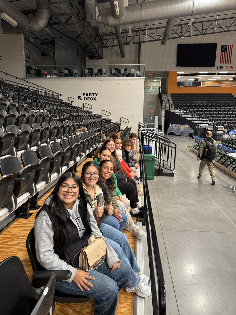 Yesterday, students in the Marketing Pathway joined Mr. Mantuano at the Wisconsin Herd High School Pro Sports Career Day in Oshkosh. Some of the many activities at the event included the opportunity to participate in a panel with Wisconsin sports professionals who specialize in marketing, sales, entertainment, operations, communications, a Q&A with industry experts, and a behind-the-scenes arena tour before getting autographs courtside while watching Herd players warm up.