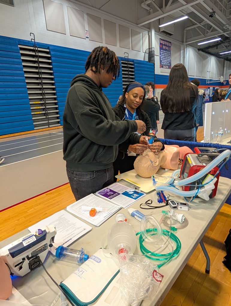 Students at the Academies of Racine's 2025 SEE Your Future Expo