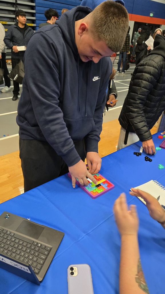 Students at the Academies of Racine's 2025 SEE Your Future Expo