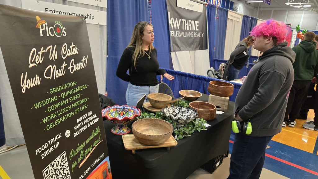 Students at the Academies of Racine's 2025 SEE Your Future Expo