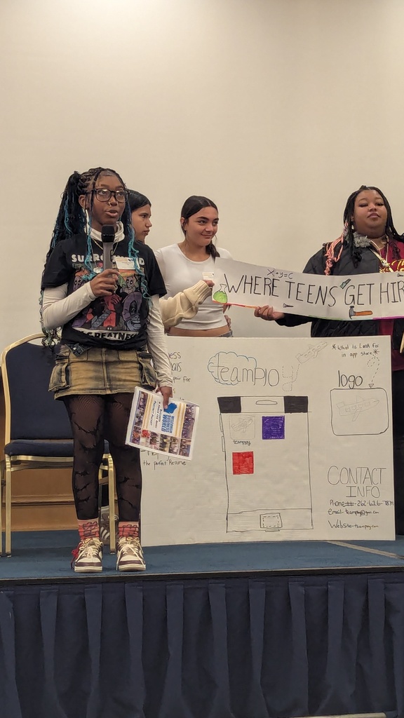 On Thursday Nov. 17th, the Juniors in the Business Pathway at Park attended the MINI Business World field trip at the Omni Hotel. MINI Business World is a one-day immersive program where students practice building a business from the ground up. Students come up with a full business plan including creating a new product, building a prototype, creating a marketing plan, and forming a budget. Students leave MINI Business World with a better understanding of business principles, entrepreneurship, career opportunities in Wisconsin, and the important role businesses play in our communities. During the presentations, the team of Amanda Avis, Jordyn Williams, and DJ Williams beat out all the other teams with their product of a self cleaning water bottle, Self Shine. Congratulations!