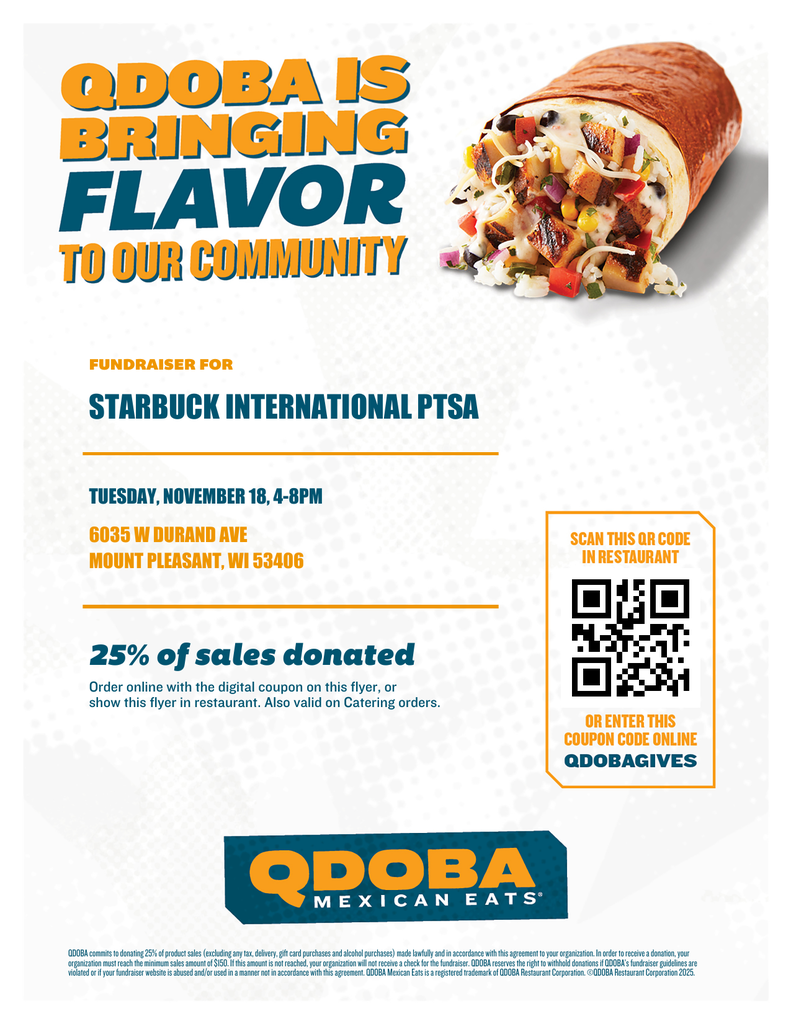 Dine and Donate Flyer