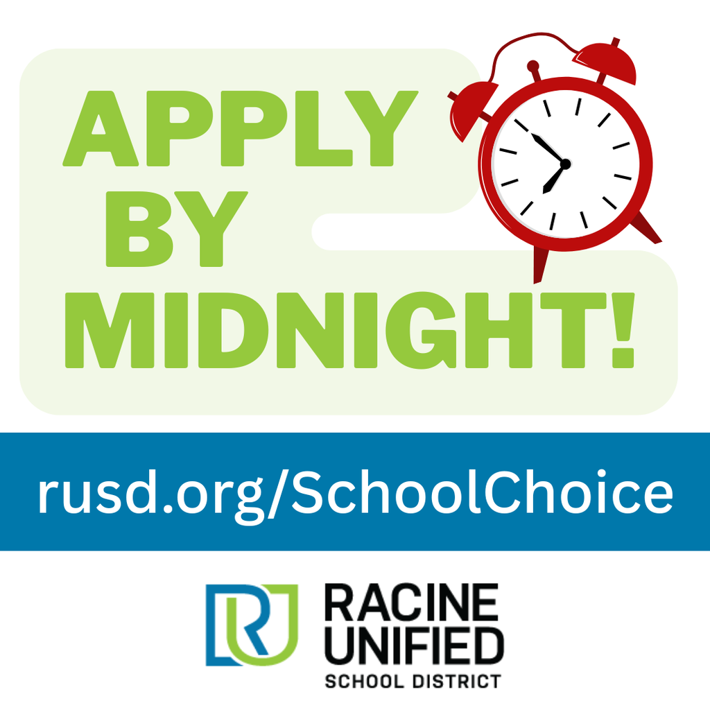 Apply for RUSD School Choice by Midnight, November 30. rusd.org/SchoolChoice