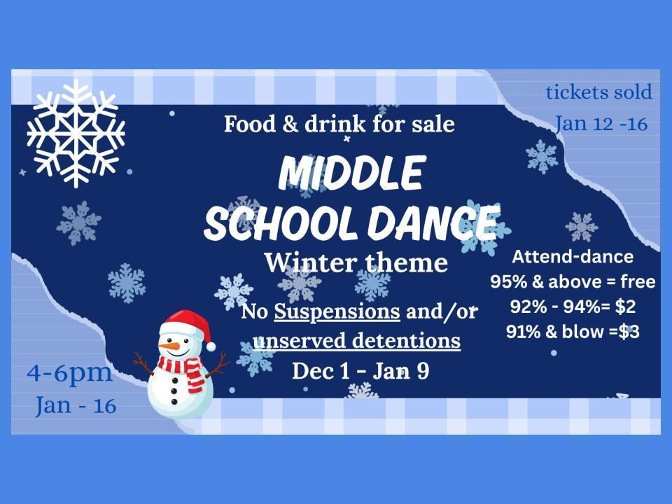 Middle School Dance 