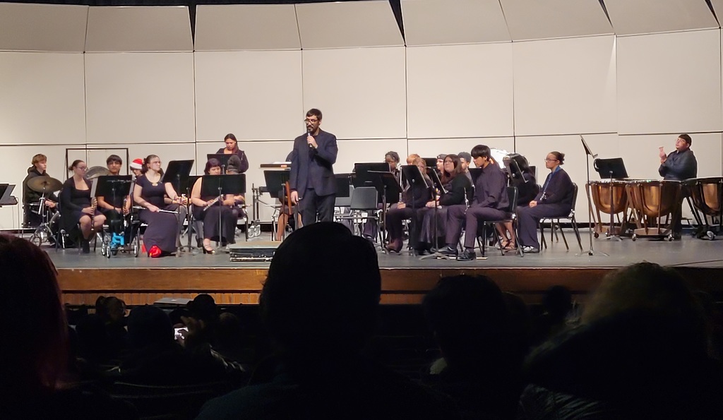 Wonderful concert last night by all three groups: Orchestra, Band and Jazz! Great job Mr. Jensen in preparing our students! #onthehunt #PantherPride #tistheseason 