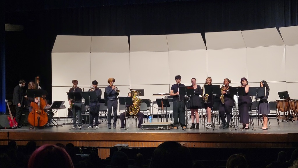 Wonderful concert last night by all three groups: Orchestra, Band and Jazz! Great job Mr. Jensen in preparing our students! #onthehunt #PantherPride #tistheseason 