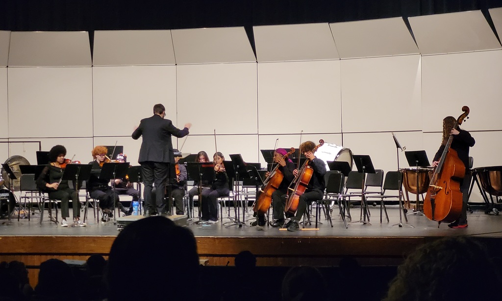 Wonderful concert last night by all three groups: Orchestra, Band and Jazz! Great job Mr. Jensen in preparing our students! #onthehunt #PantherPride #tistheseason 