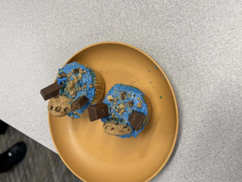 Cupcakes made by students.