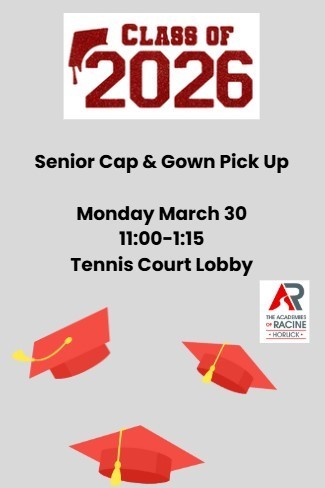 Cap and gown pick up