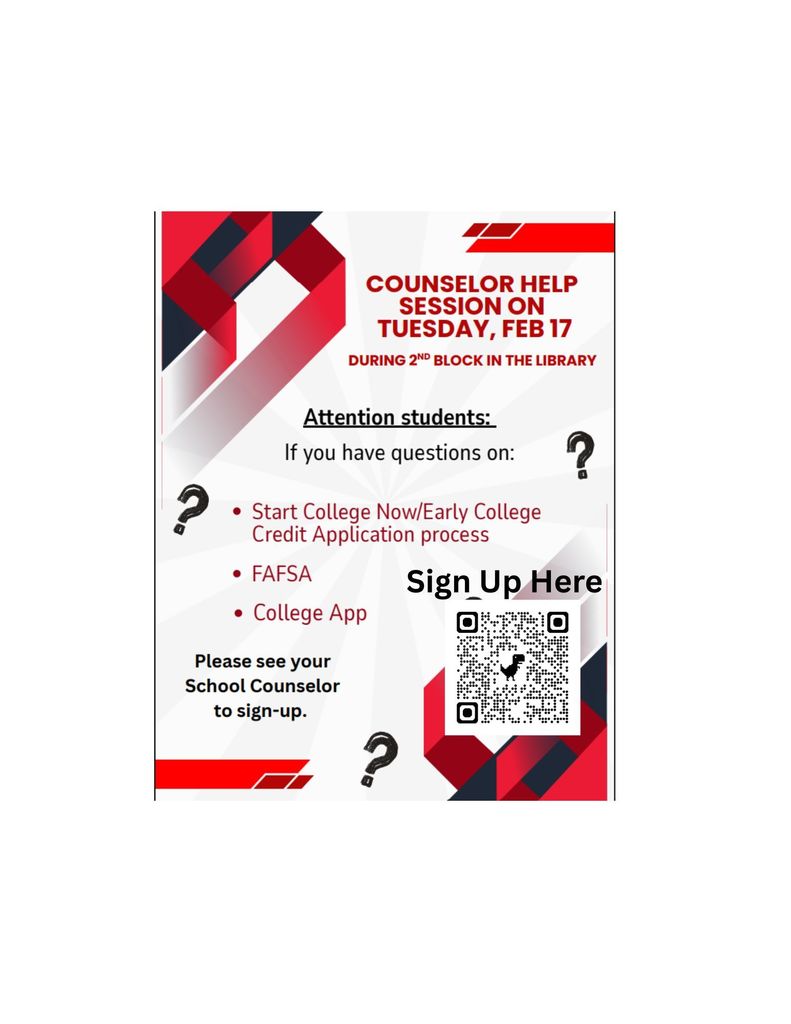 Counselor Help Session