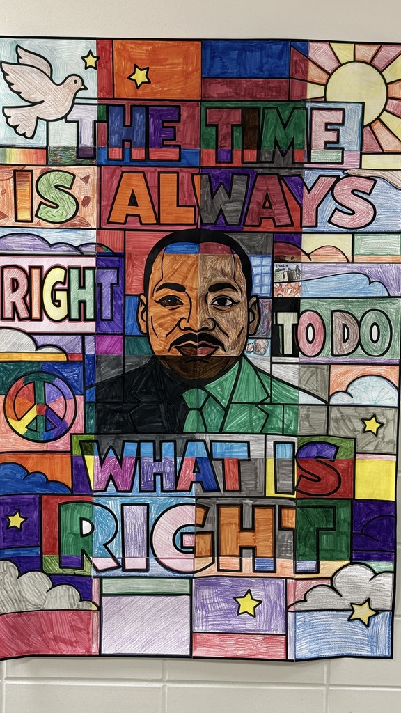 Black History Month door decorations at RUSD schools