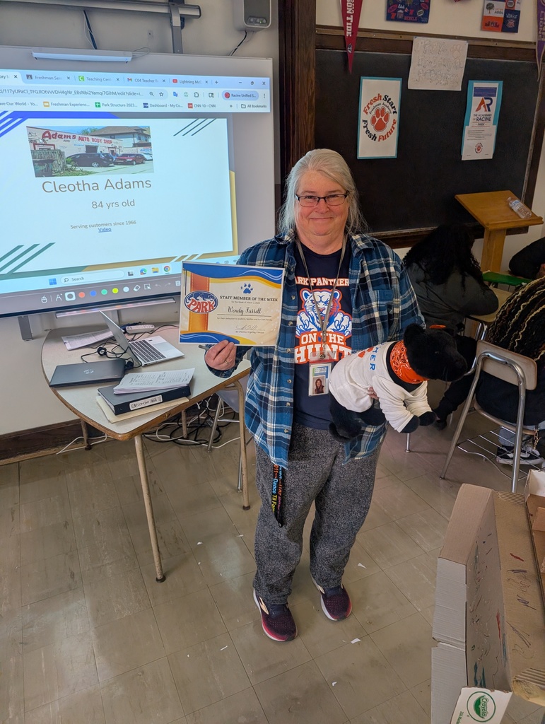 Congrats to our Park Staff Member of the Week, Wendy Farrell!!!!!!! Wendy has been teaching our Freshman Seminar classes within our Freshman Academy. Previously she was in our Science department. Wendy is a veteran teacher who bleeds orange and blue! Always willing to be part of our summer planning teams to help improve our school, Wendy brings a growth mindset everytime! You can also find Wendy supporting our Panthers past the bell at sporting events and concerts! Thank you for everything you do and the impact you have made on so many! #PantherPride #onthehunt #letseat