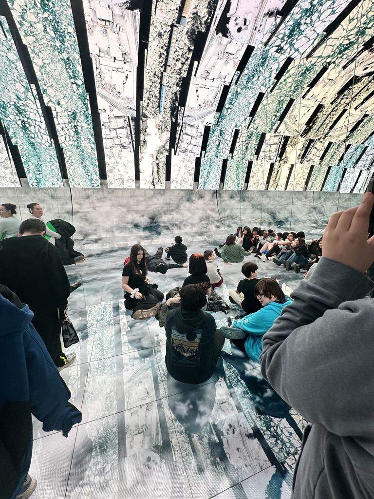 Students on a field trip.