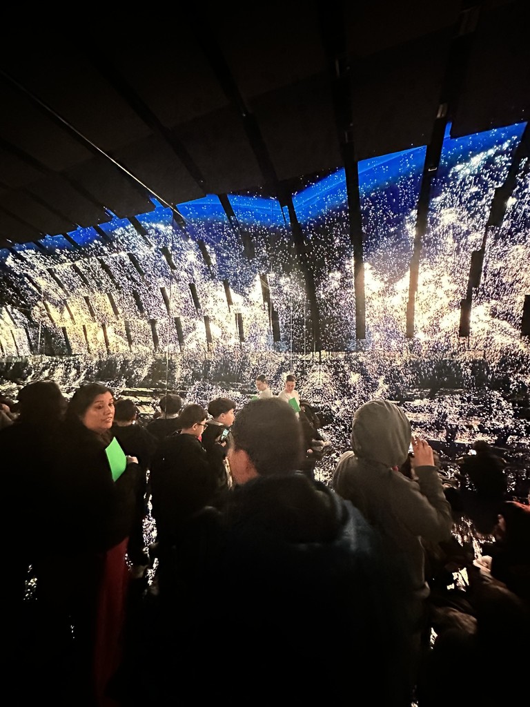 Students on a field trip.