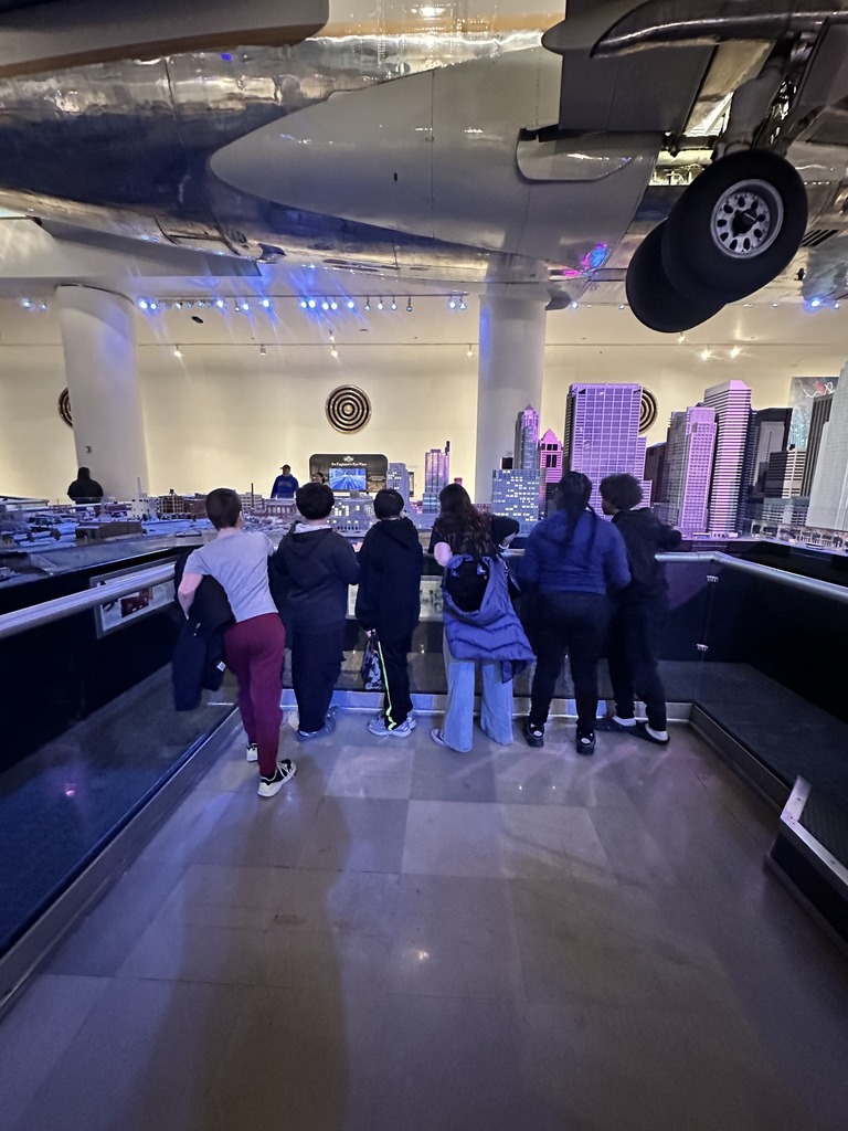 Students on a field trip.