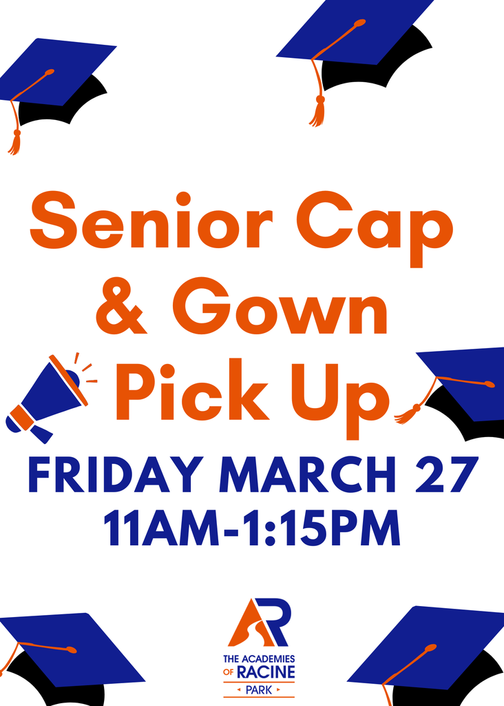 Senior Cap & Gown pick up will be held this Friday during 3rd block and lunch!  If you are unable to pick up during this time, we will keep them at Park  and can be picked up anytime after this date. If students need to order or have questions please come visit the Josten's Rep this day! #onthehunt #letseat 