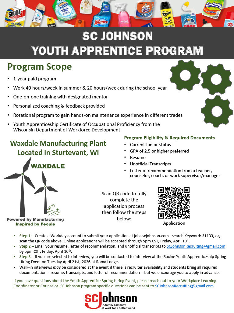 SCJohnson YA Opening! 