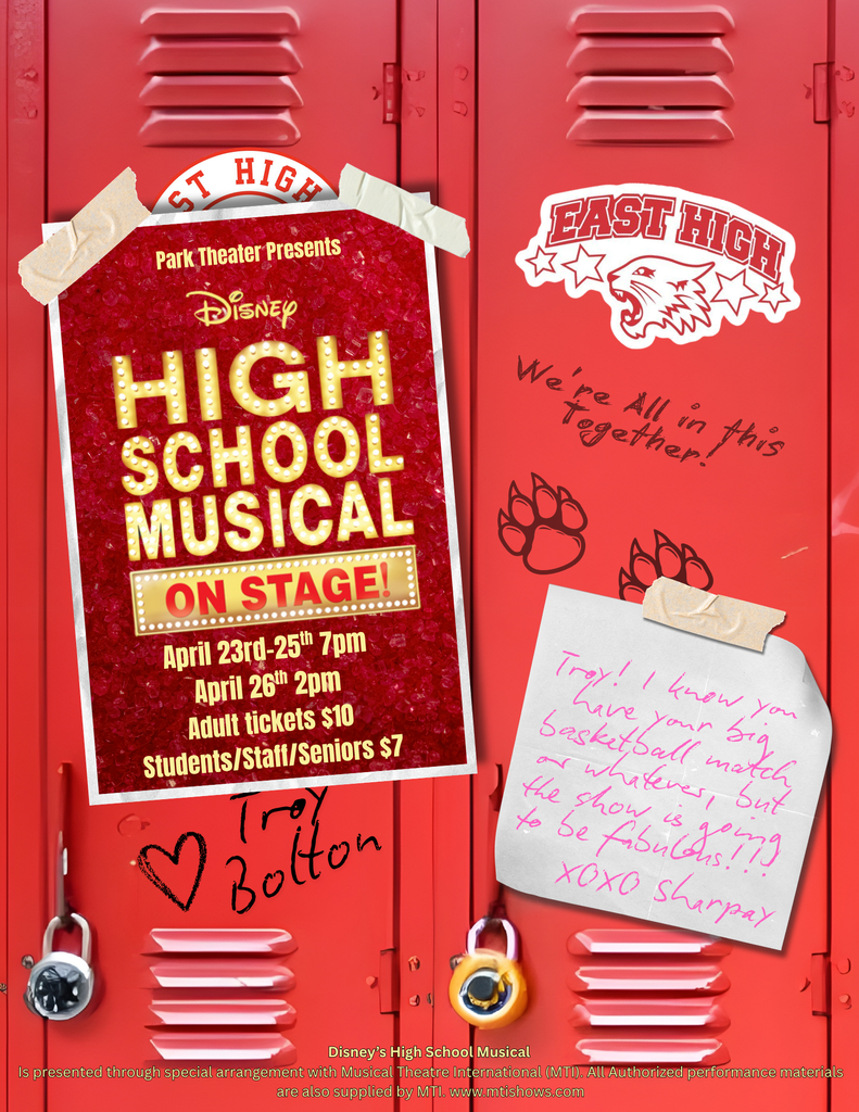 High School Musical presented by Park Theater Program 