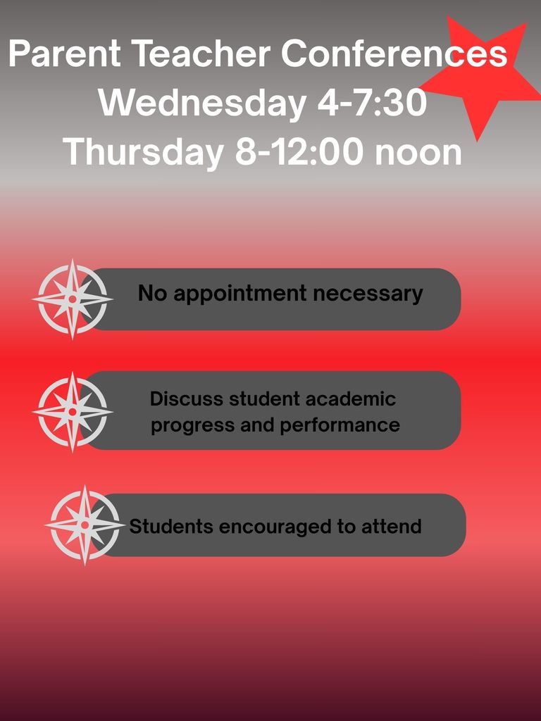 Parent Teacher Conferences this week