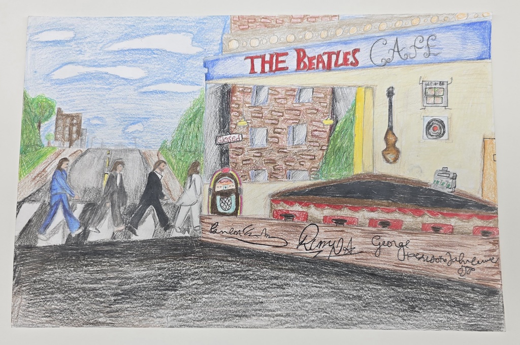 Payton Z. 7th grade Beatles Café