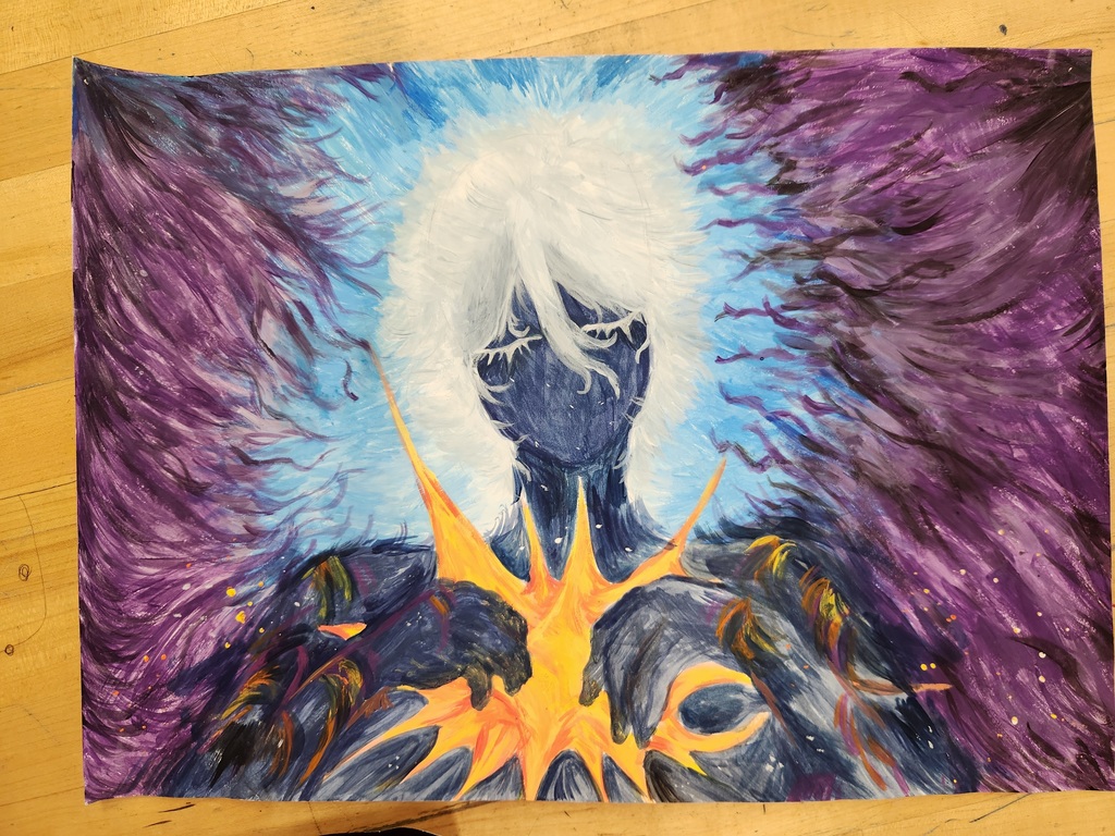 Khadija N. 10th Grade abstract painitng