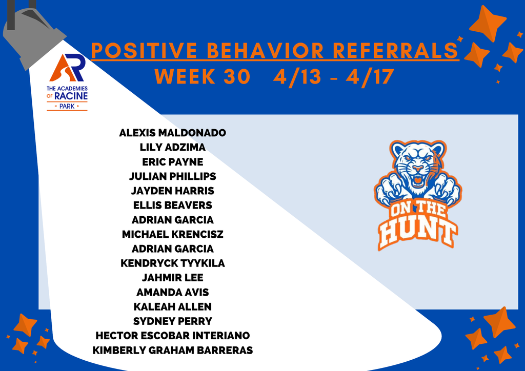 First week back from Spring Break and these Panthers brought it!! Keep up the great work and we are proud of each of you! #PantherPride #onthehunt #letseat 