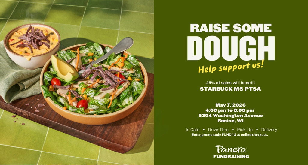 Flyer for the PTSA dine and donate event. 