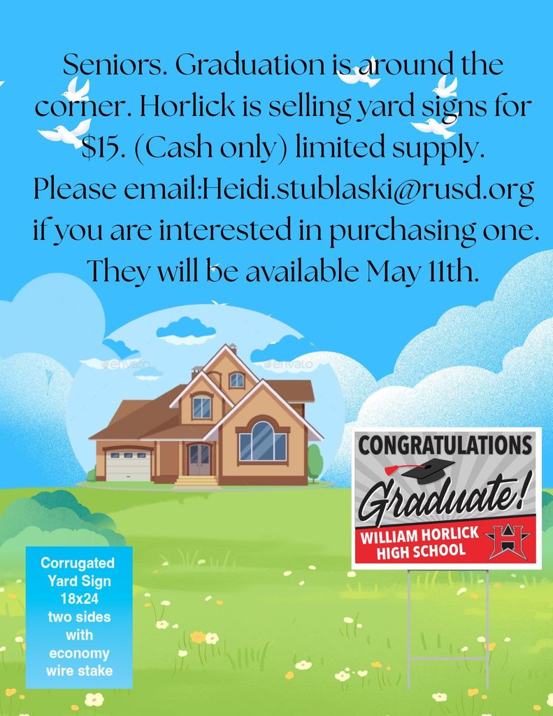 Graduation Yard Sign