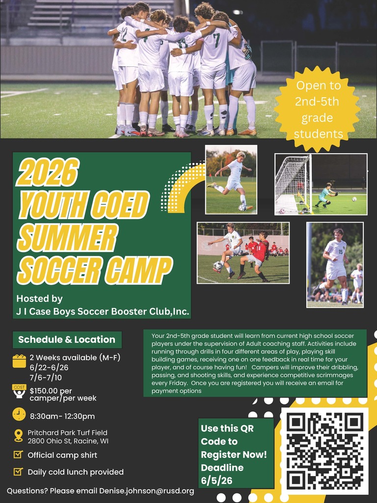 Coed Soccer Camp flyer