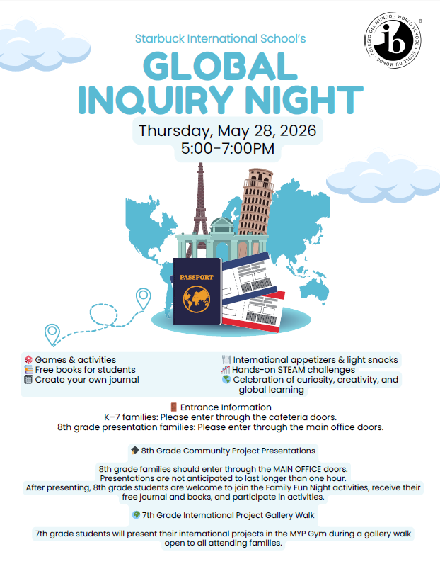 Global Inquiry Night Flyer