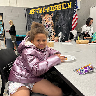 Students and their families at the rise and roar breakfast.
