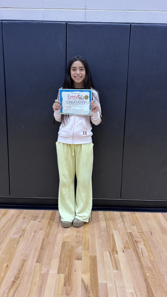 May Student of the Month winner.