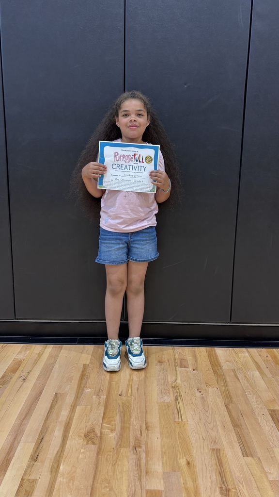 May Student of the Month winner.