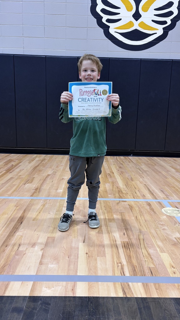 May Student of the Month winner.