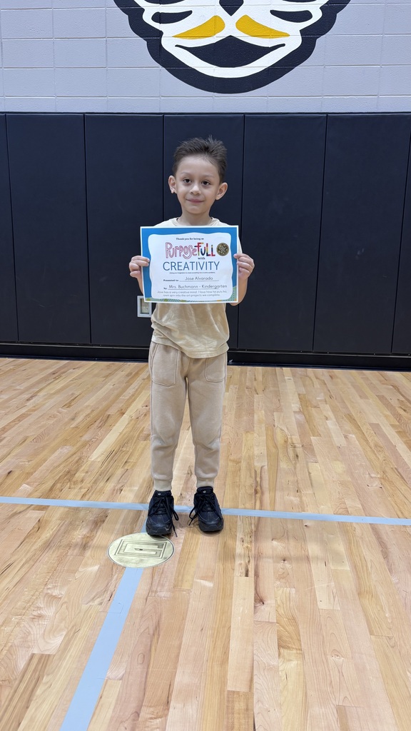 May Student of the Month winner.