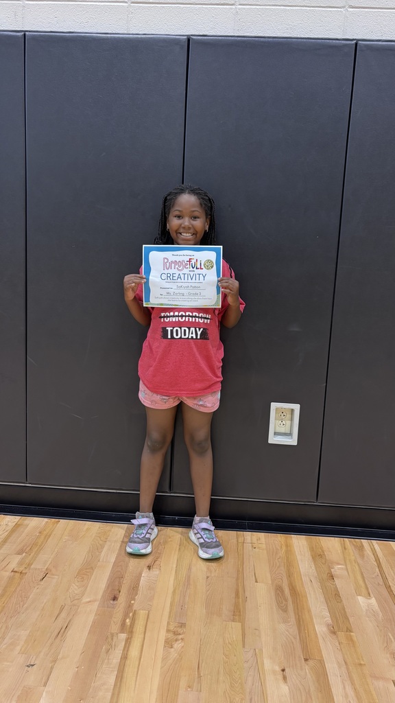 May Student of the Month winner.