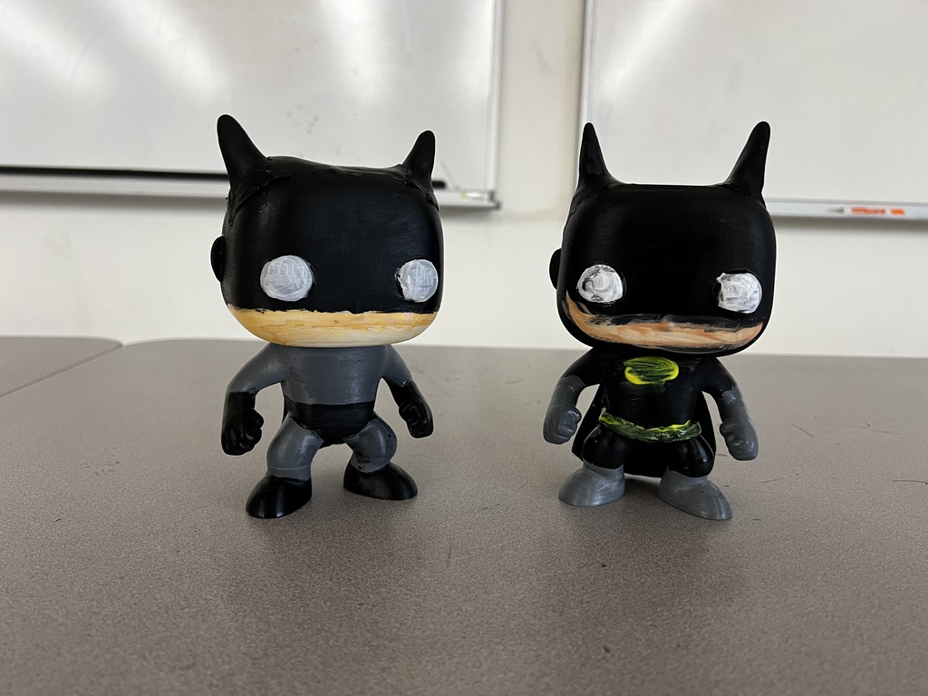 Student funko pop art projects