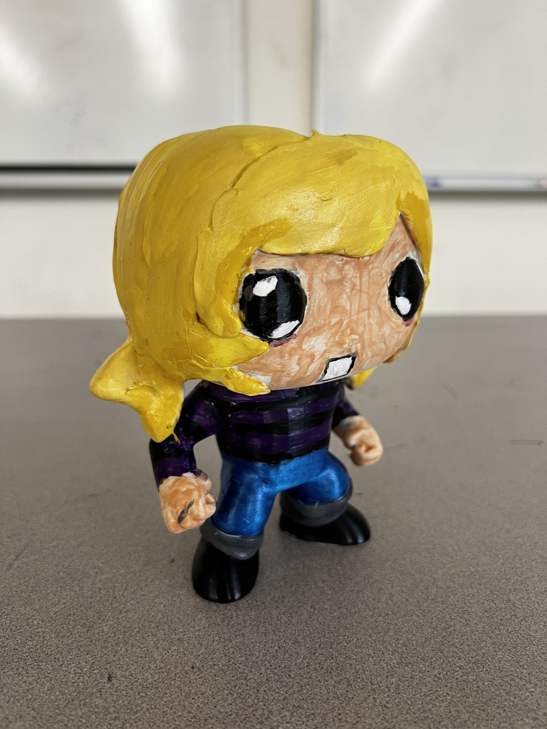 Student funko pop art projects