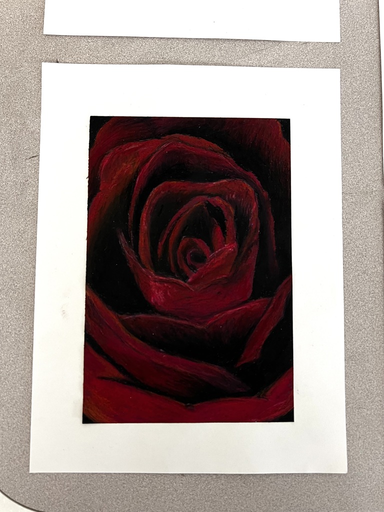 6th grade Georgia O'Keeffe inspired art prints.
