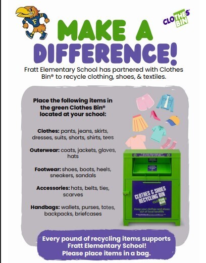 clothes bin flyer