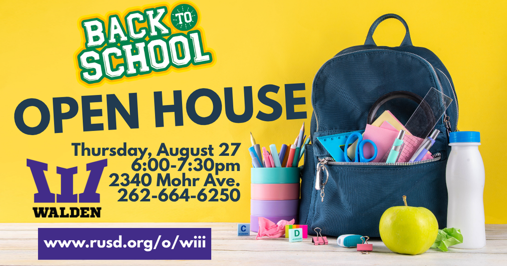 Open House 8-27-26 6:00-7:30pm