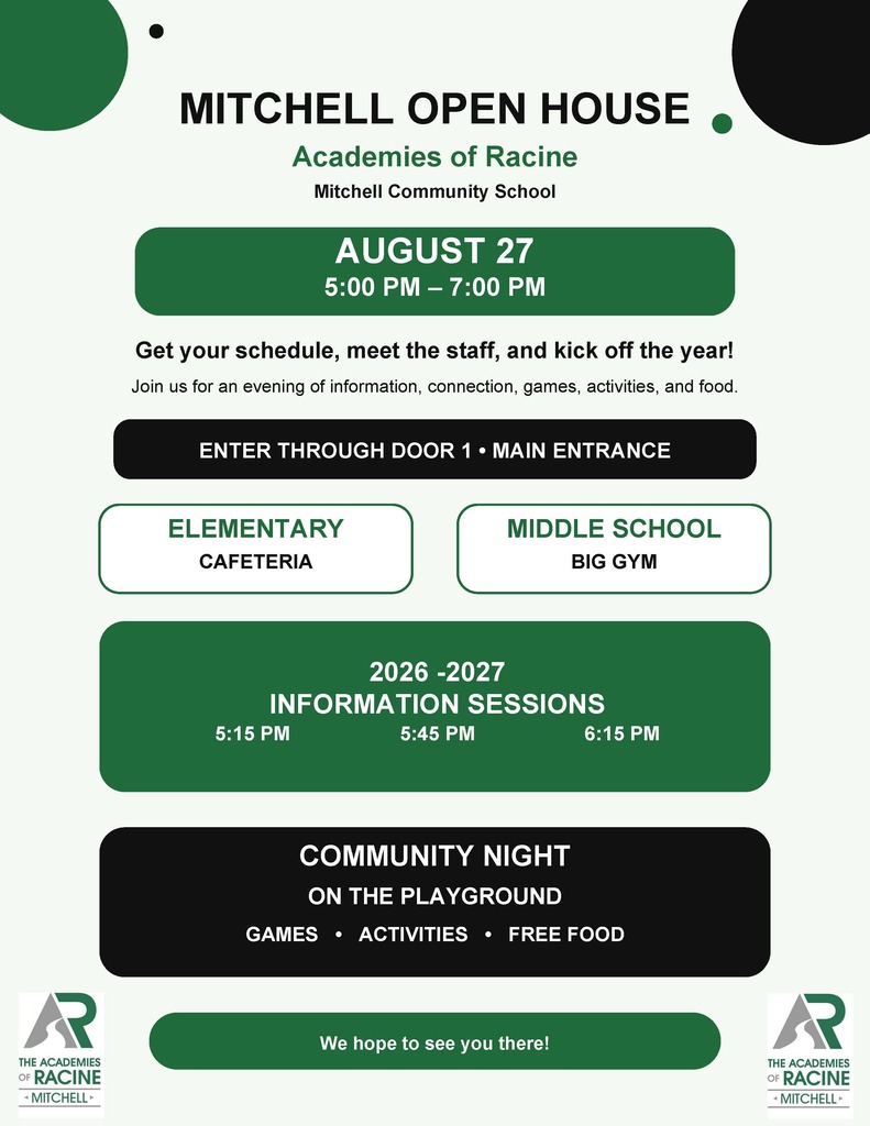 Mitchell Open House Flyer English