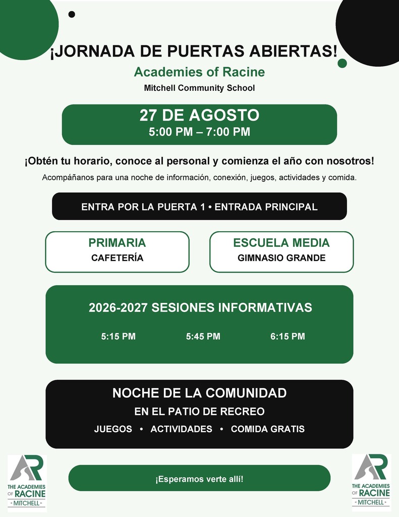 Mitchell Open House Flyer Spanish