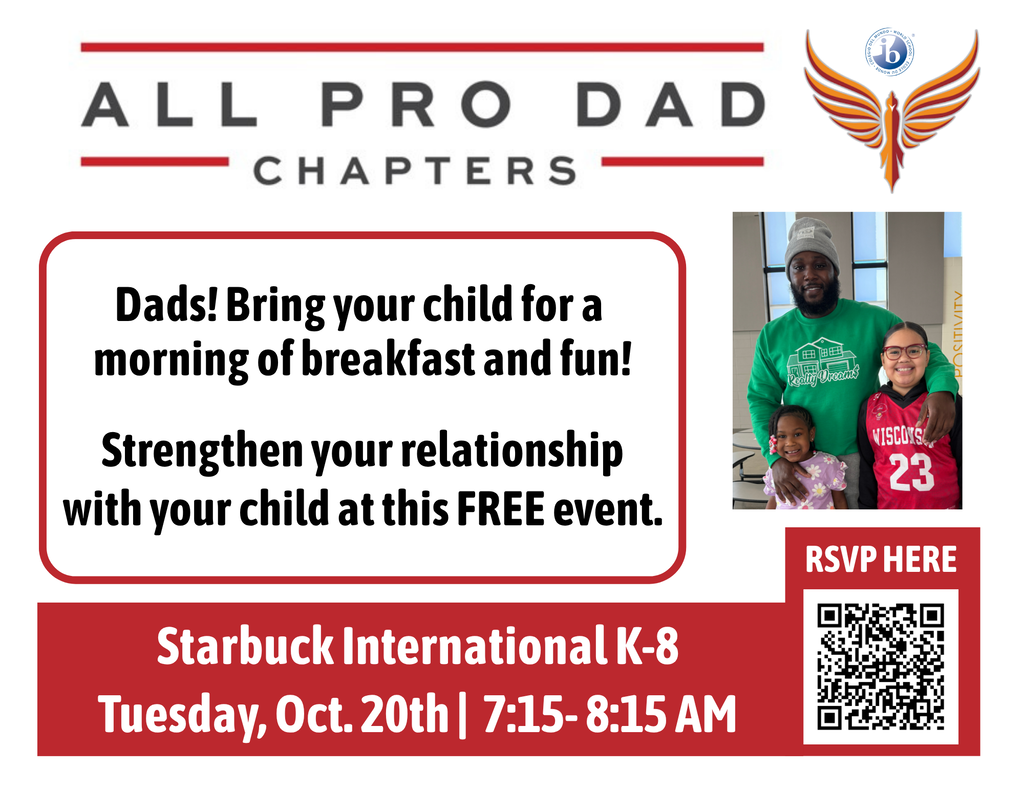 All Pro Dad Breakfast flyer in English
