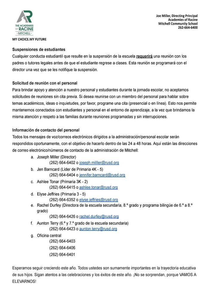 Week 3 Parent/Family Communication - Spanish Page 3