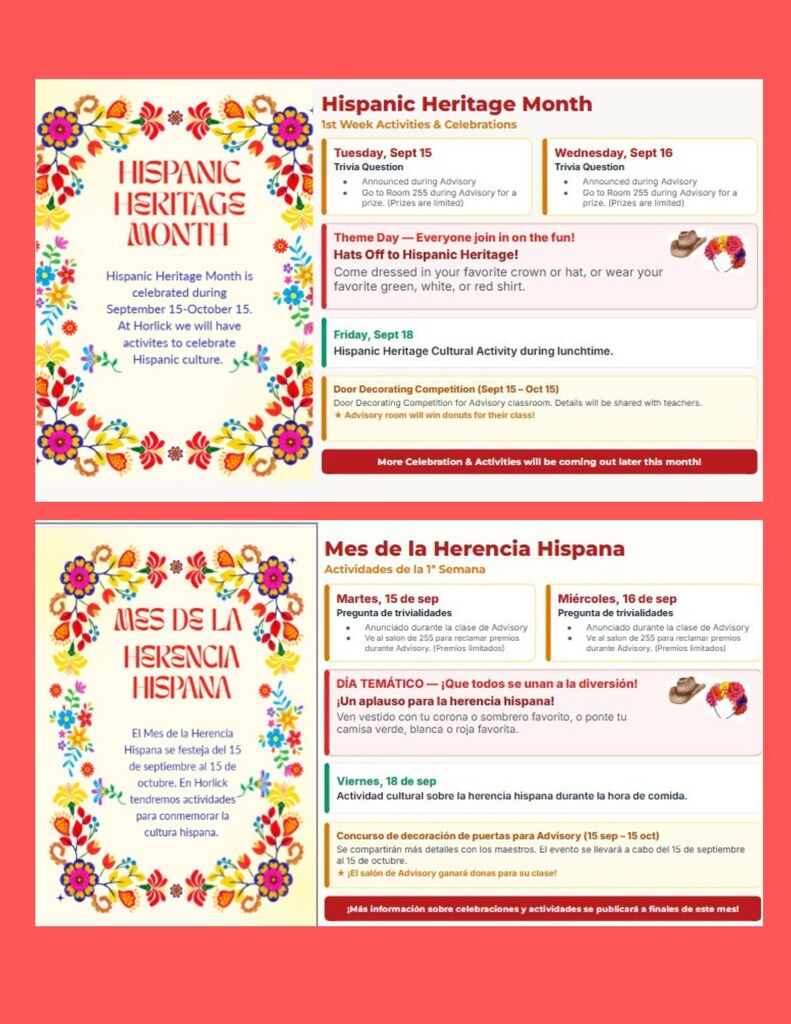 Hispanic Heritage Month