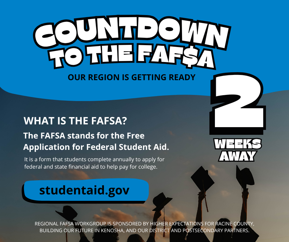 FAFSA Countdown, 2 weeks away