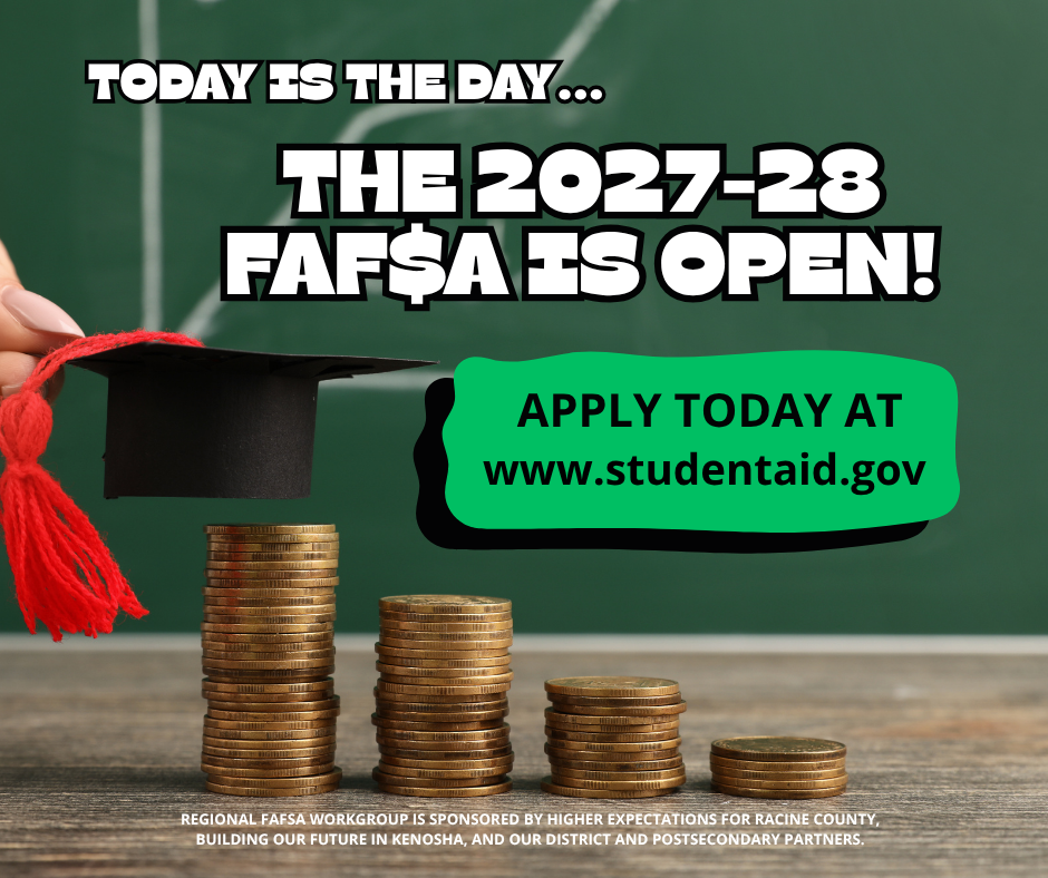 FAFSA Countdown, Apply Today