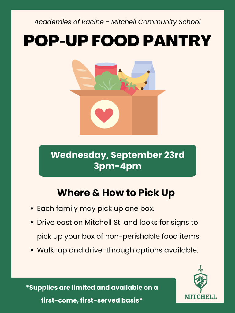 Pop-Up Food Pantry - English